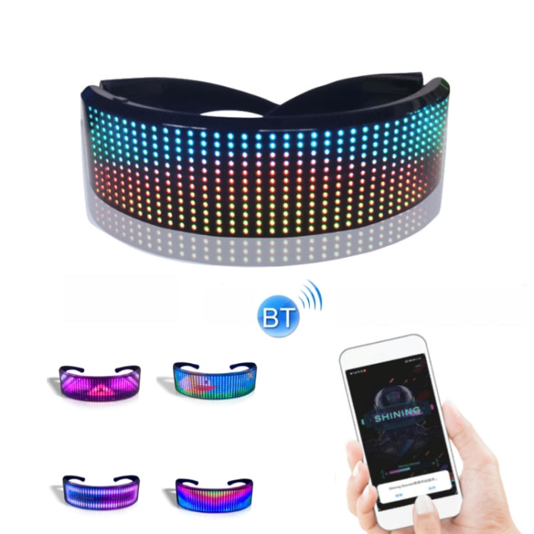 Blinds APP Bluetooth Full Color Luminous Glasses - Glow Party Supplies by buy2fix | Online Shopping UK | buy2fix