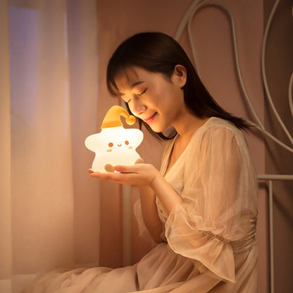 Silicone Star Colorful Bedside Night Light, Spec: Touch Sensor - Night Lights by buy2fix | Online Shopping UK | buy2fix