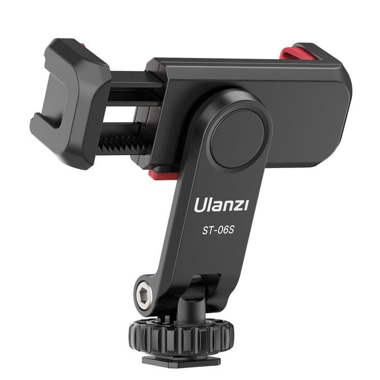 Ulanzi ST-06S Multi-Functional Phone Holder Clamp With Dual Cold Shoe Mounts - Stand by ULANZI | Online Shopping UK | buy2fix