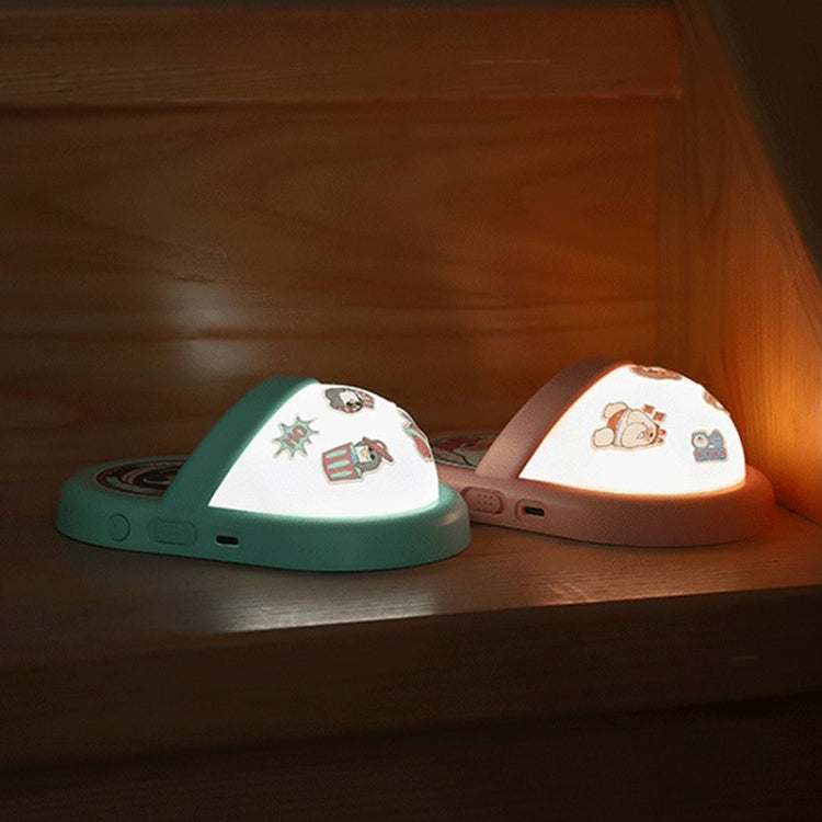 CT-33 USB Slippers LED Living Room Bedroom Charging Adjustable Night Light(Green) - Night Lights by buy2fix | Online Shopping UK | buy2fix