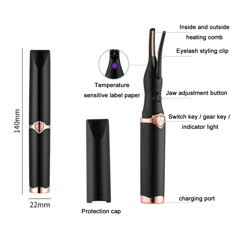 Long-Lasting Styling Smart Electric Eyelash Curler(White) - Eyes by buy2fix | Online Shopping UK | buy2fix