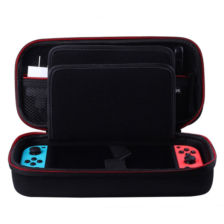 CHKJOK Game Console Bracket Function EVA Protective Sleeve For Switch Oled(Black) - Bags by CHKJOK | Online Shopping UK | buy2fix