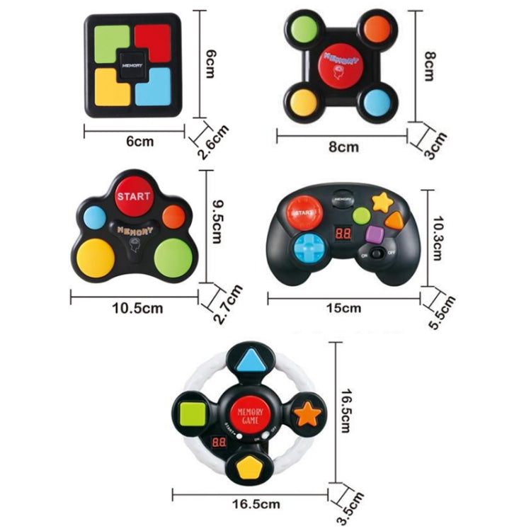 Children Educational Memory Training Game Machine, Style: Handle - Pocket Console by buy2fix | Online Shopping UK | buy2fix