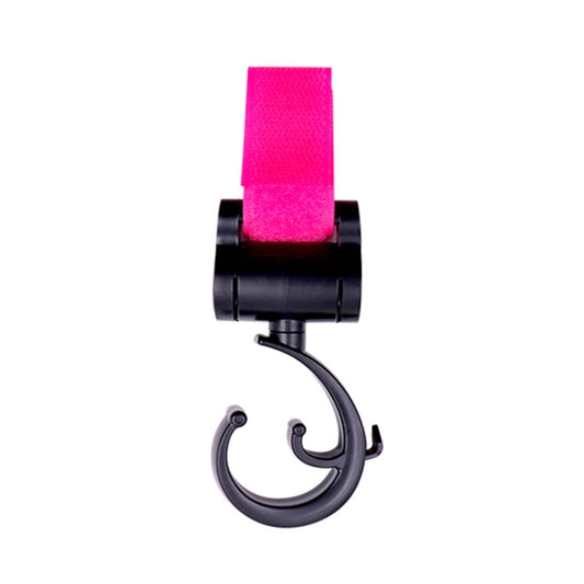 Stroller Paste Hook Car Rear Hook(Paste Hook Rose Red) - Strollers Accessories by buy2fix | Online Shopping UK | buy2fix