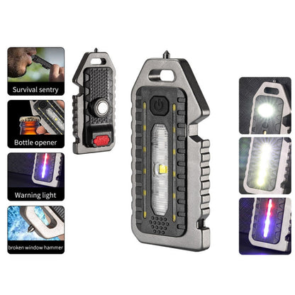 E-SMARTER W5135 Mini Keychain Strong Light Portable Flashlight(Tarnish) - Mini Flashlight by E-SMARTER | Online Shopping UK | buy2fix