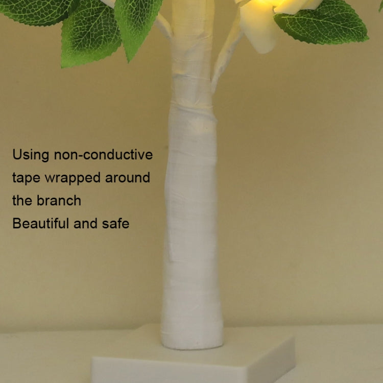 SJ-SD054 LED Valentine Day Rose Indoor Party Decoration Lights(Brown Bottom Milk White) - Holiday Lights by buy2fix | Online Shopping UK | buy2fix