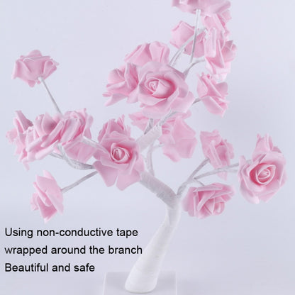 SJ-SD042 Rose Tree LED Christmas Party Decoration Light, Style: Detachable Base(Warm White) - Christmas Decoration Lamps by buy2fix | Online Shopping UK | buy2fix