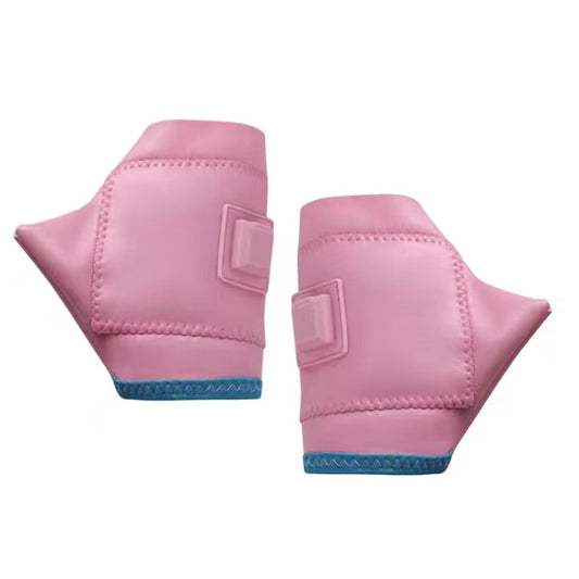 1 Pair Adjustable Temperature Rechargeable Intelligent Electric Heating Gloves Half Finger Gloves, Size: M(Pink) - Safety Gloves by buy2fix | Online Shopping UK | buy2fix