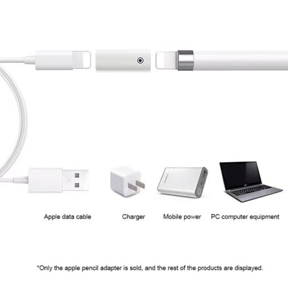 For Apple Pencil 1/2 Charging Adapter Stylus Charging Converter, Interface form: 8Pin Female To Type-C/USB-C Female - Pencil Accessories by buy2fix | Online Shopping UK | buy2fix