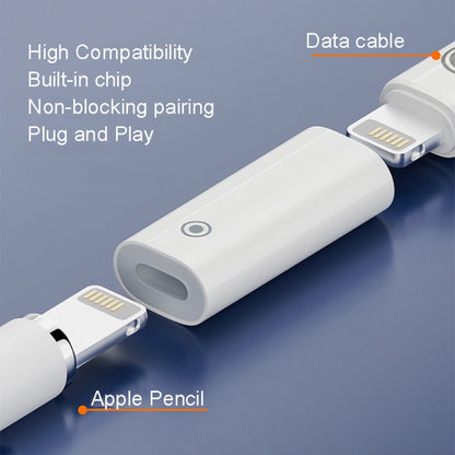 For Apple Pencil 1/2 Charging Adapter Stylus Charging Converter, Interface form: 8Pin Female To Type-C/USB-C Female - Pencil Accessories by buy2fix | Online Shopping UK | buy2fix