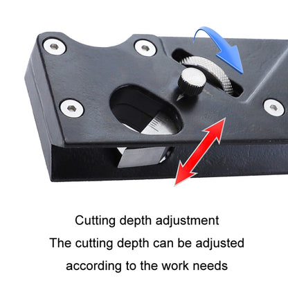 Woodworking Multi-Angle Chamfering Adjustable Depth Hand Planer, Color: Red - Wood Planers by buy2fix | Online Shopping UK | buy2fix