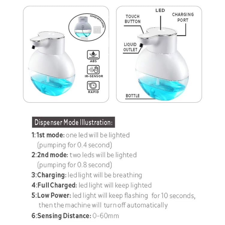 Intelligent Automatic Sensor Wall-Mounted Soap Dispenser, Color: White Gel Model - Soap Dispenser by buy2fix | Online Shopping UK | buy2fix