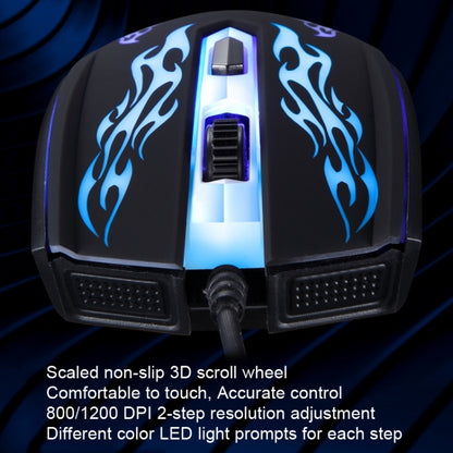 Chasing Leopard USB Illuminated Gaming Optical 1.3m Wired Mouse - Wired Mice by Chasing Leopard | Online Shopping UK | buy2fix