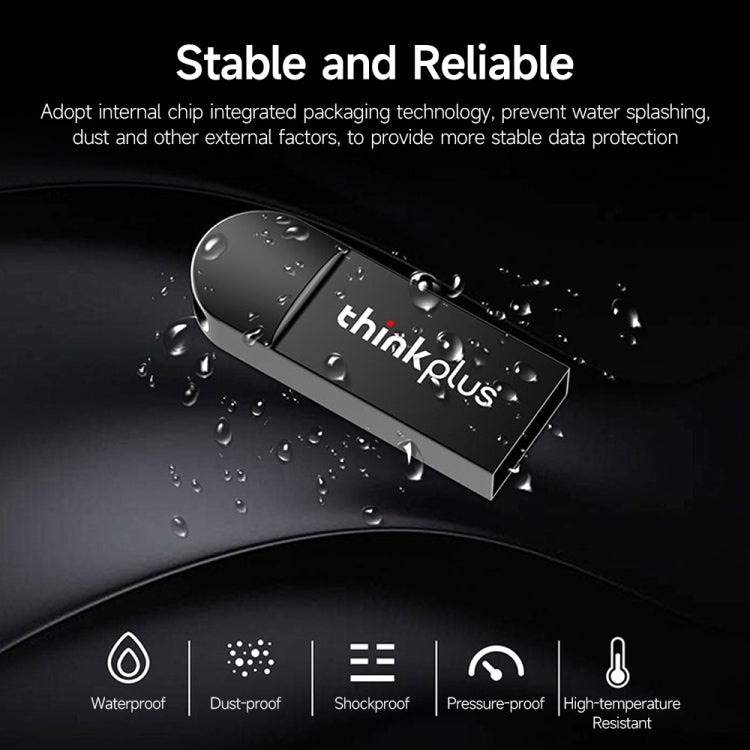 Lenovo ThinkPlus MU222 2.0 Business Office U Disk, Capacity: 16 GB(Black) - USB Flash Drives by Lenovo | Online Shopping UK | buy2fix