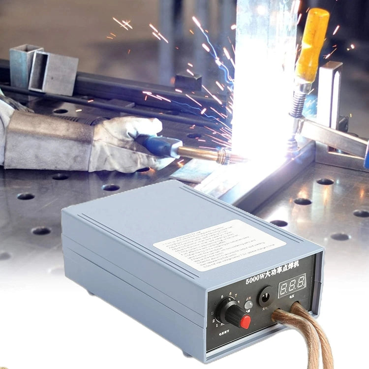 Portable 18650 Battery Spot Welder 5000W High Power Handheld Spot Welding Machine, Style: Footswitch Version EU Plug - Others by buy2fix | Online Shopping UK | buy2fix