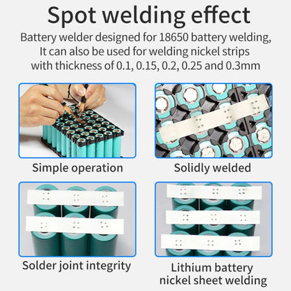 8000W High Power 18650 Battery Handheld Spot Welding Machine, Style: Footswitch Version US Plug - Others by buy2fix | Online Shopping UK | buy2fix