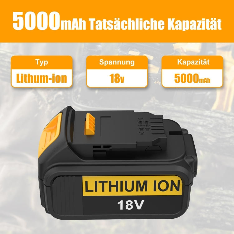 6000mAh For Dewalt DCB180 / DCB181 / DCB200 18V Electrical Tools Spare Battery - Electric Saws & Accessories by buy2fix | Online Shopping UK | buy2fix