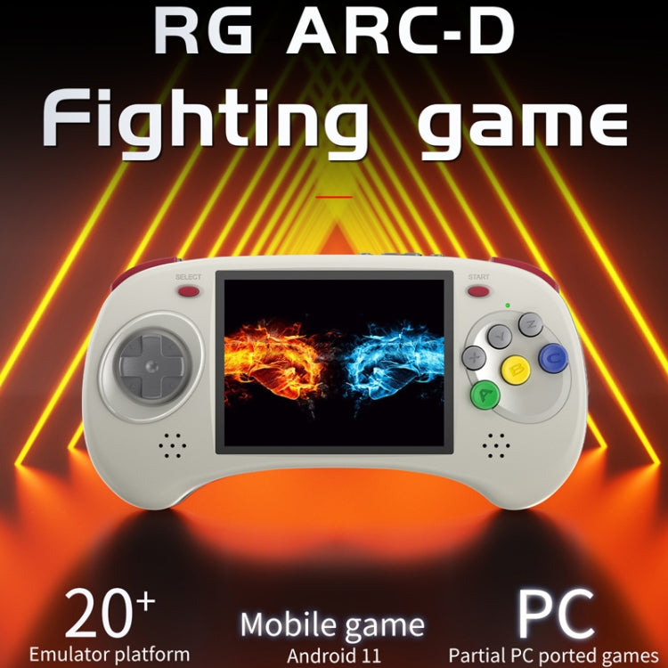 ANBERNIC RG ARC-D Handheld Game Console 4-Inch IPS Screen Linux / Android 11 System Portable Video Arcade 128G(Black) - Pocket Console by ANBERNIC | Online Shopping UK | buy2fix