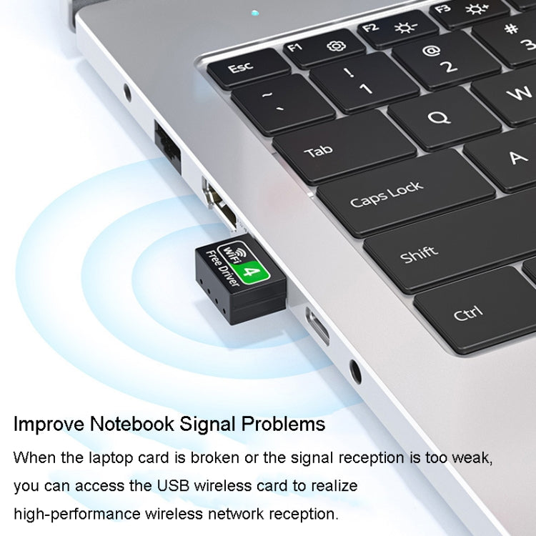 JINGHUA 600M Dual-Band Wireless Network Card Computer External 2.4G/5G USB WiFi Receiver Transmitter - USB Network Adapter by JINGHUA | Online Shopping UK | buy2fix