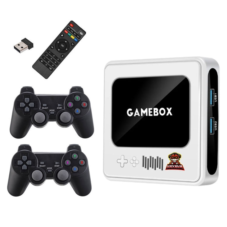 G10 GAMEBOX TV Box Dual System Wireless Android 3D Home 4K HD Game Console Support PS1 / PSP, Style: 128G 40,000+ Games (White) - Pocket Console by buy2fix | Online Shopping UK | buy2fix