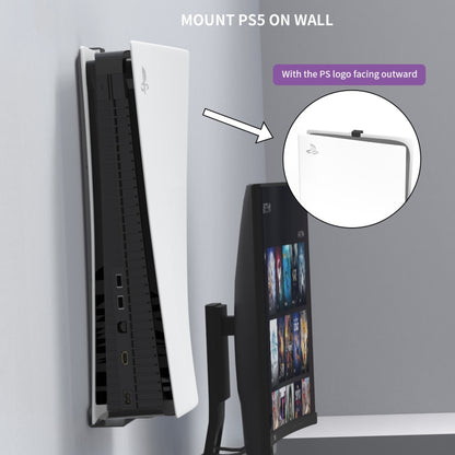 JYS-P5149 For PS5 Wall Bracket Storage Hook Suit Game Console Storage Bracket - Holder by JYS | Online Shopping UK | buy2fix