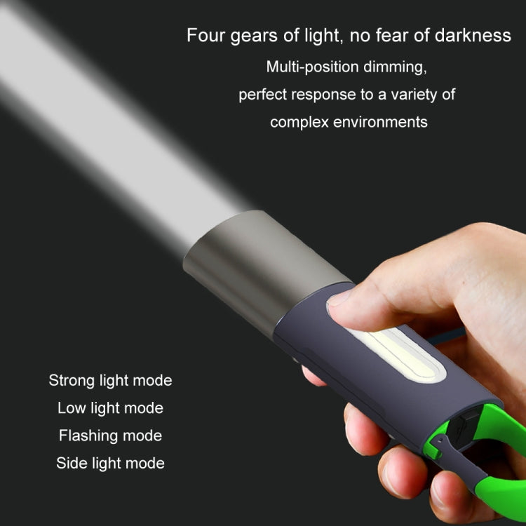 XPE Multifunctional Camping Lighting Flashlight Portable Rechargeable Outdoor Long Shot Flashlight - LED Flashlight by buy2fix | Online Shopping UK | buy2fix