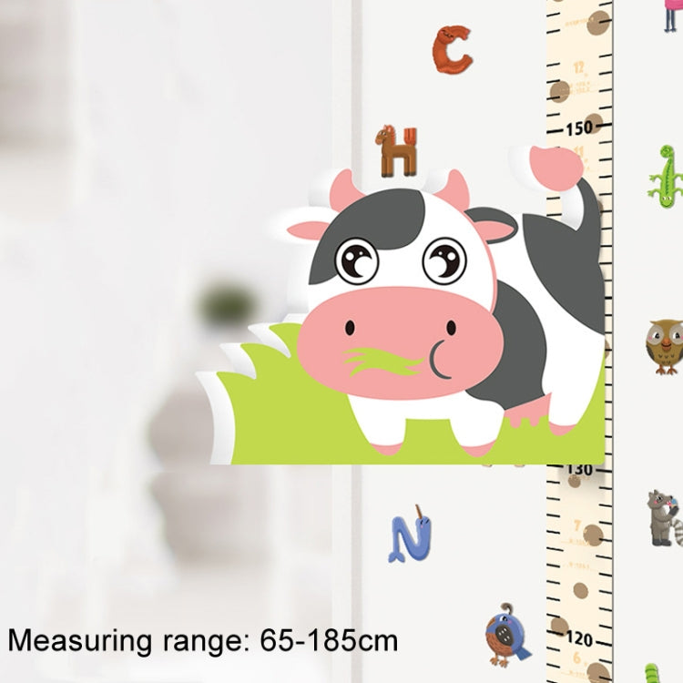 3D Height Paste Children Height Measurement Ruler Magnetic Suction Cartoon Wall Stickers Can Be Removed(Whale Sticker Model) - Sticker by buy2fix | Online Shopping UK | buy2fix