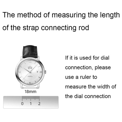 100pcs /Set 304 Stainless Steel Strap Connecting Rod Strap Switch Lugs, Spec: Double (1.8x21mm) - Watch Accessories & Parts by buy2fix | Online Shopping UK | buy2fix