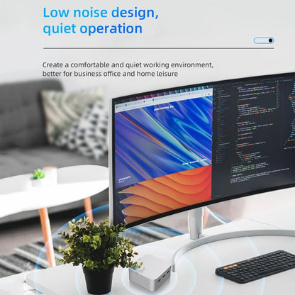 T8Plus Alder Lake-N100 4K Dual Band WIFI Bluetooth Office Game Portable Mini PC, Spec: 16G 1TB UK Plug - Windows Mini PCs by buy2fix | Online Shopping UK | buy2fix