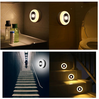 Smart Sensor Night Light Infrared Sensor Corridor Aisle Light, Spec: Charging Model(White) - Sensor LED Lights by buy2fix | Online Shopping UK | buy2fix