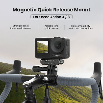 For DJI Osmo Action 4 / 3 aMagisn Magnetic Fast Disassembly Motion Camera Accessories - Other by aMagisn | Online Shopping UK | buy2fix