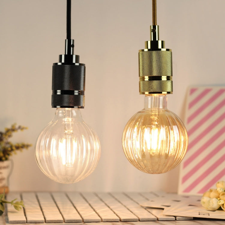 E27 Screw Port LED Vintage Light Shaped Decorative Illumination Bulb, Style: G95 Oblique Transparent(220V 4W 2700K) - LED Blubs & Tubes by buy2fix | Online Shopping UK | buy2fix