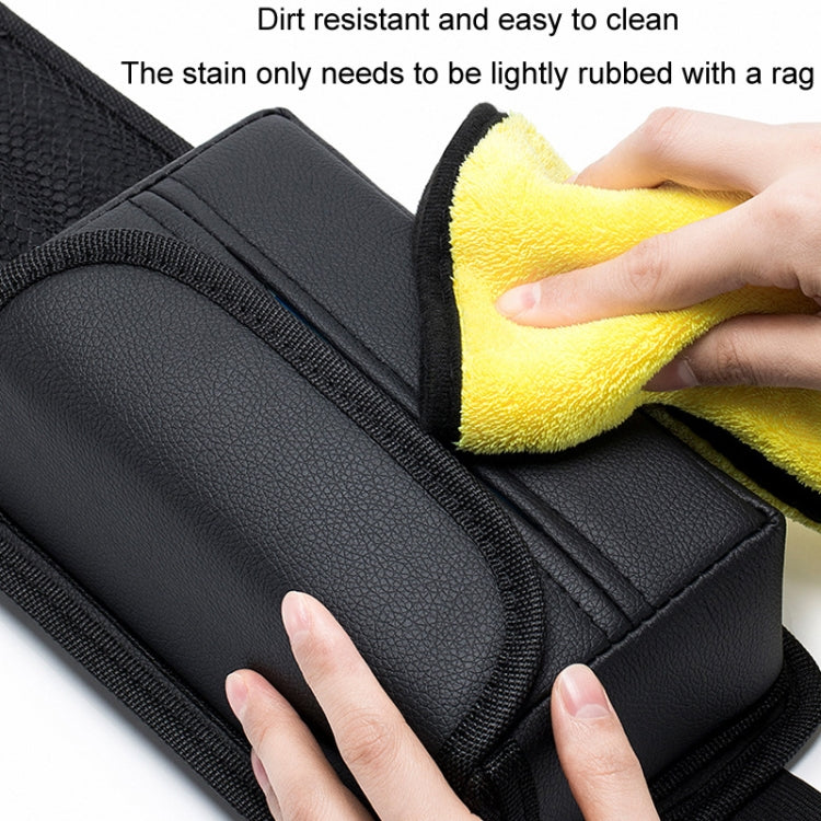 Car Seat Side Storage Hanging Bag Tissue Box, Model: H322 Grain Pattern - Stowing Tidying by buy2fix | Online Shopping UK | buy2fix