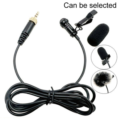 3.5mm Straight Internal Thread Plug Wireless Transmitting Lavalier Microphone, Length: 5m(Sponge Cover) - Microphone by buy2fix | Online Shopping UK | buy2fix