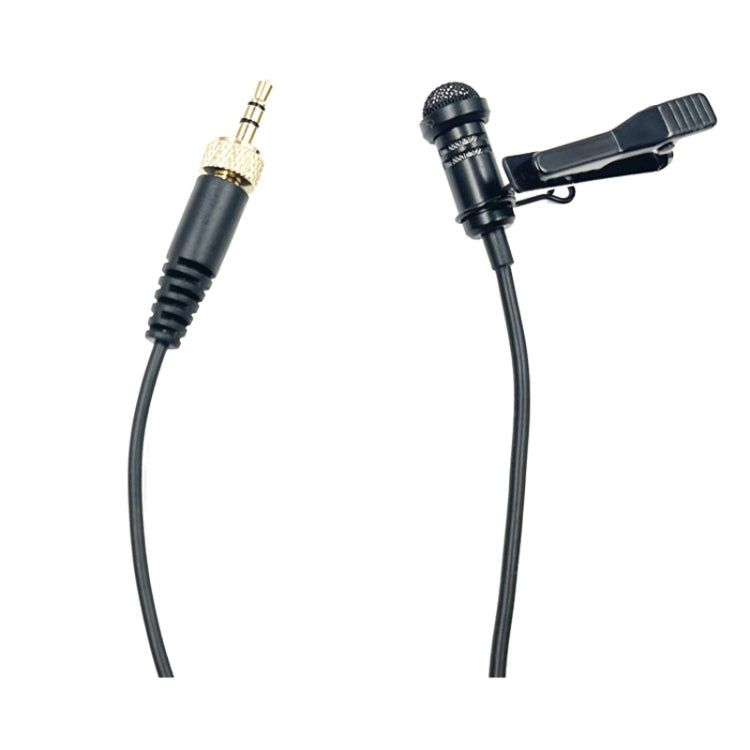 3.5mm Straight Internal Thread Plug Wireless Transmitting Lavalier Microphone, Length: 1.5m(Sponge Cover) - Microphone by buy2fix | Online Shopping UK | buy2fix