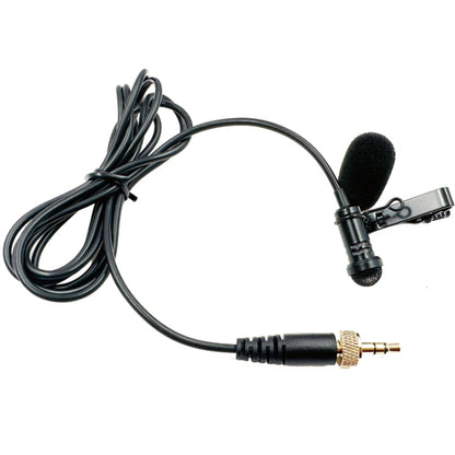 3.5mm Straight Internal Thread Plug Wireless Transmitting Lavalier Microphone, Length: 1.5m(Sponge Cover+Rabbit Fur Windproof Cover) - Microphone by buy2fix | Online Shopping UK | buy2fix