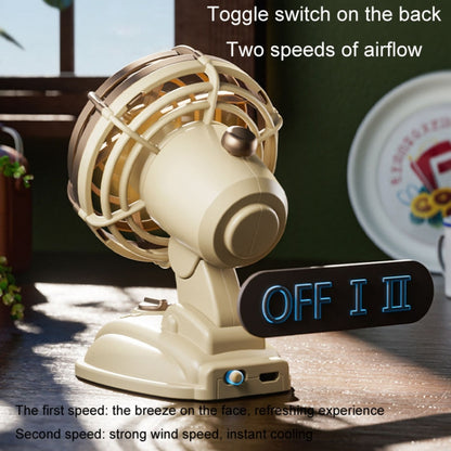 Mini Office Desktop Silent Electrical Fan Desktop Outdoor USB Retro Fan(Green) - Electric Fans by buy2fix | Online Shopping UK | buy2fix