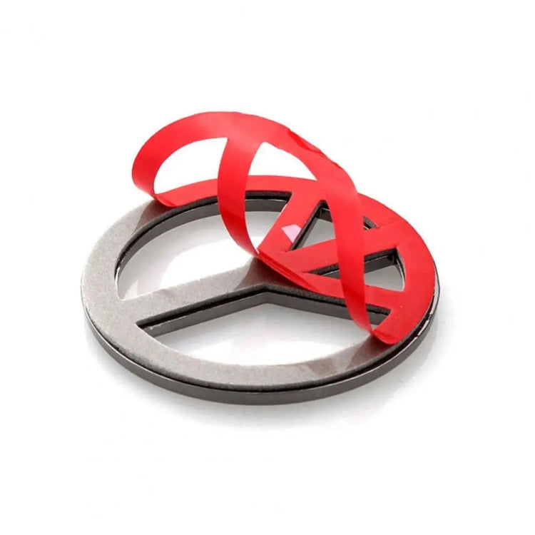 Car Anti-War Peace Sign Three-Dimensional Metal Stickers, Color: Gold - 3D Metal Sticker by buy2fix | Online Shopping UK | buy2fix