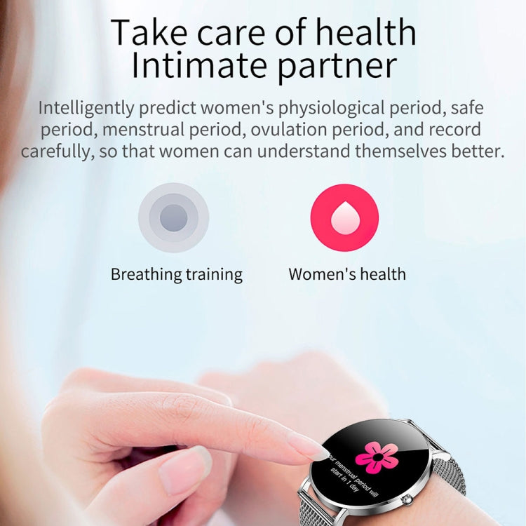 T8 1.3-inch Heart Rate/Blood Pressure/Blood Oxygen Monitoring Bluetooth Smart Watch, Color: Silver - Smart Watches by buy2fix | Online Shopping UK | buy2fix