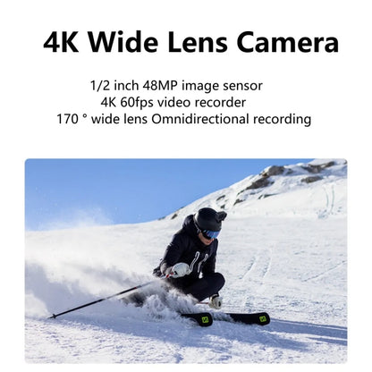 VIRAN V9 4K Dual Color Screen Diving Anti-Shake Action Camera Outdoor Cycling Travel Recorder(Square) - Other Camera by VIRAN | Online Shopping UK | buy2fix
