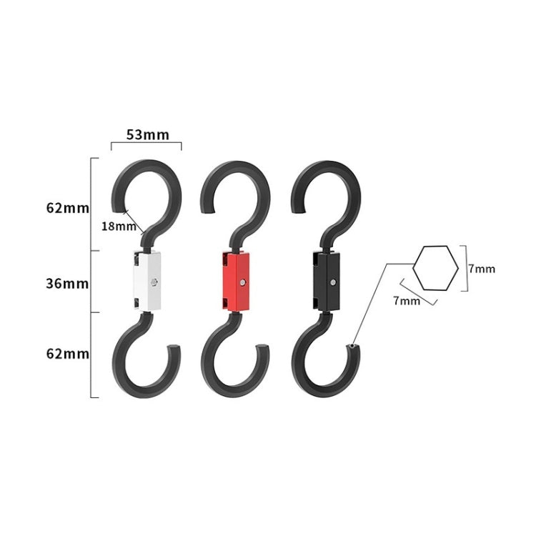 Multi-purpose Car Seat Without Disassembly Back Hook(Red) - Auto Fastener & Clips by buy2fix | Online Shopping UK | buy2fix