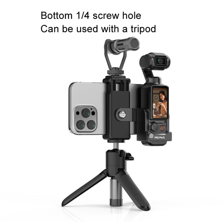 For DJI OSMO Pocket 3 HEPAIL Extended Phone Holder Adapter Protection Bezel - Case & Bags by HEPAIL | Online Shopping UK | buy2fix