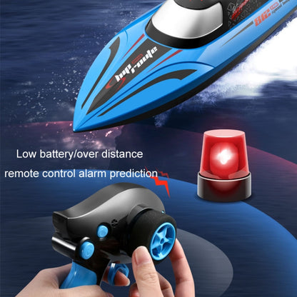 812 High-Speed RC Boat Large Horsepower Speedboat Long Endurance Waterproof Boys Water Toy Dual Batteries(Blue) - RC Boats by buy2fix | Online Shopping UK | buy2fix