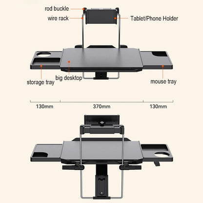 SD-1508D Car Dining Table Rear Foldable Storage Rack Computer Stand - Stowing Tidying by buy2fix | Online Shopping UK | buy2fix