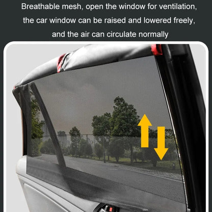 Car Magnetic Summer Sun Protection Insulating Privacy Curtain, Specification: Co-pilot Arc - Window Foils & Solar Protection by buy2fix | Online Shopping UK | buy2fix