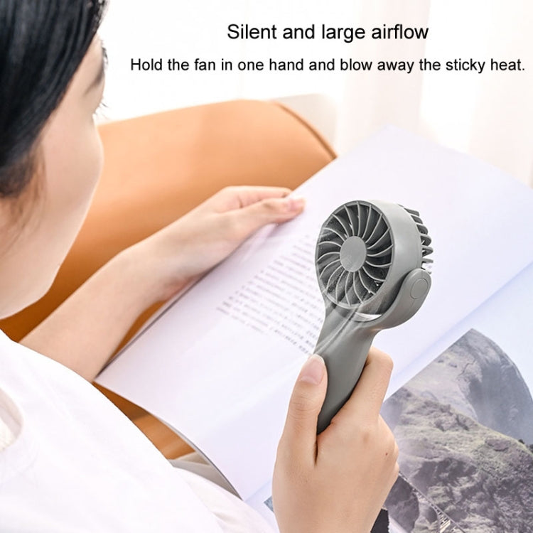 Mini Handheld Small Fan Rechargeable Mute Desktop Portable Fan(Green) - Electric Fans by buy2fix | Online Shopping UK | buy2fix