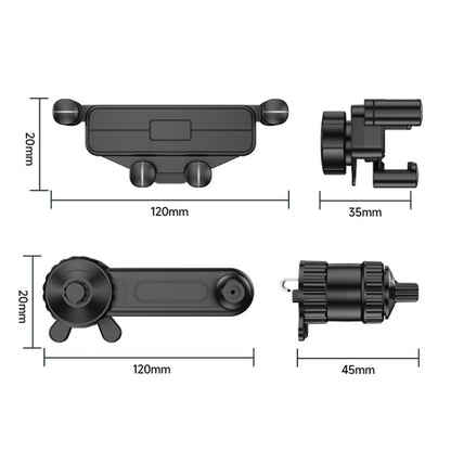 Car Mobile Phone Holder Navigation Air Outlet Support Fixed Bracket(Triangular Hook) - Car Holders by buy2fix | Online Shopping UK | buy2fix