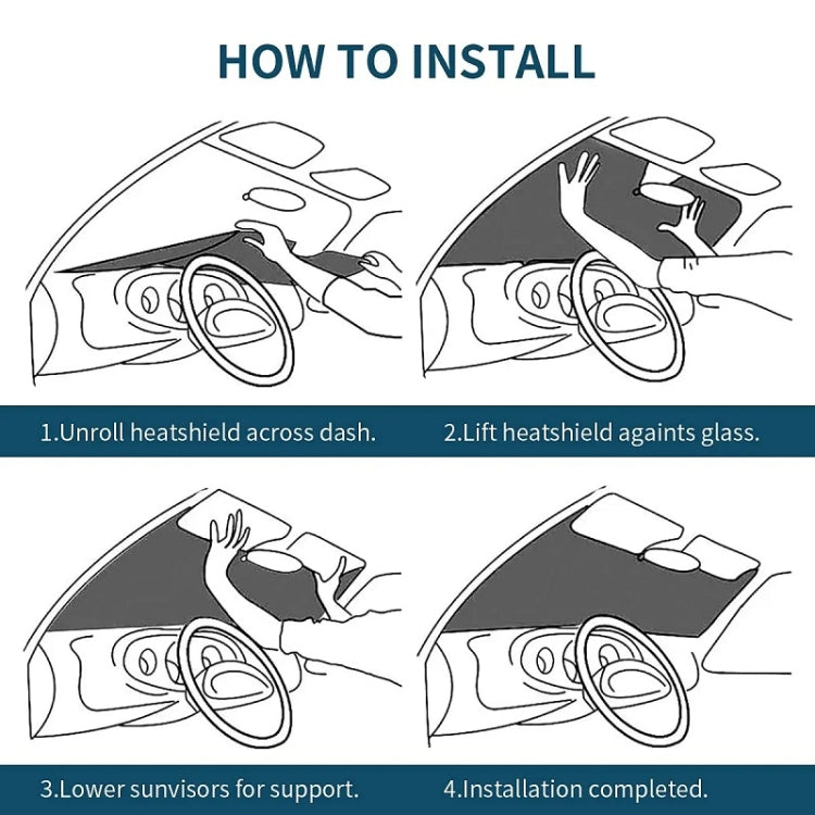 70x145cm Printed Car Sun Protection Heat Insulation Sunshade(Hamster) - Window Foils & Solar Protection by buy2fix | Online Shopping UK | buy2fix