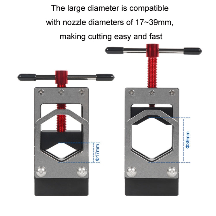 TOSEEK Mountain Bike Front Fork Pipe Cutter Seat Post Cutting Saw Handle(Black Red) - Front Fork by TOSEEK | Online Shopping UK | buy2fix