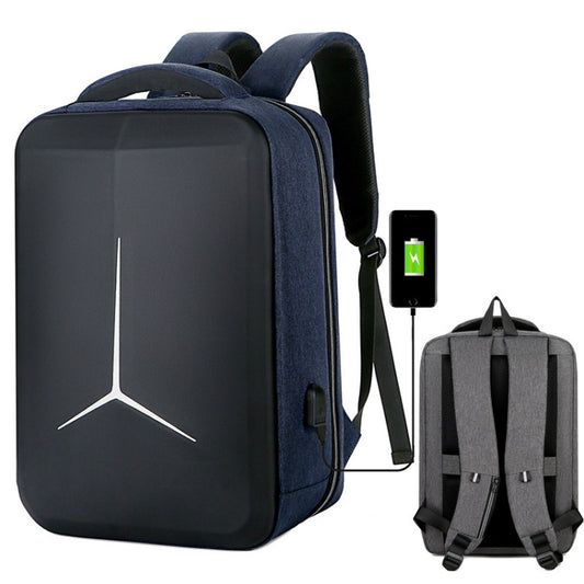 17 inch Multifunctional Waterproof Business Sports Laptop Backpack with USB Port(Navy Blue) - Backpack by buy2fix | Online Shopping UK | buy2fix